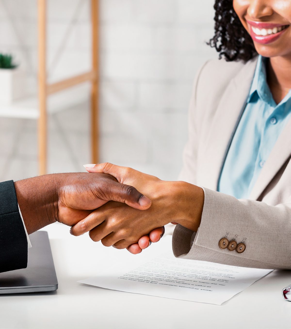 Kenya Skys Credit advisor sealing an agreement with a client